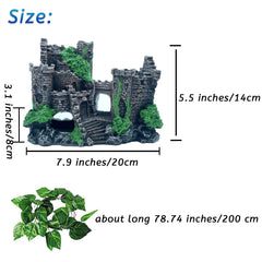 Kathson hanging plant ornament adds natural scenery and climbing enrichment.