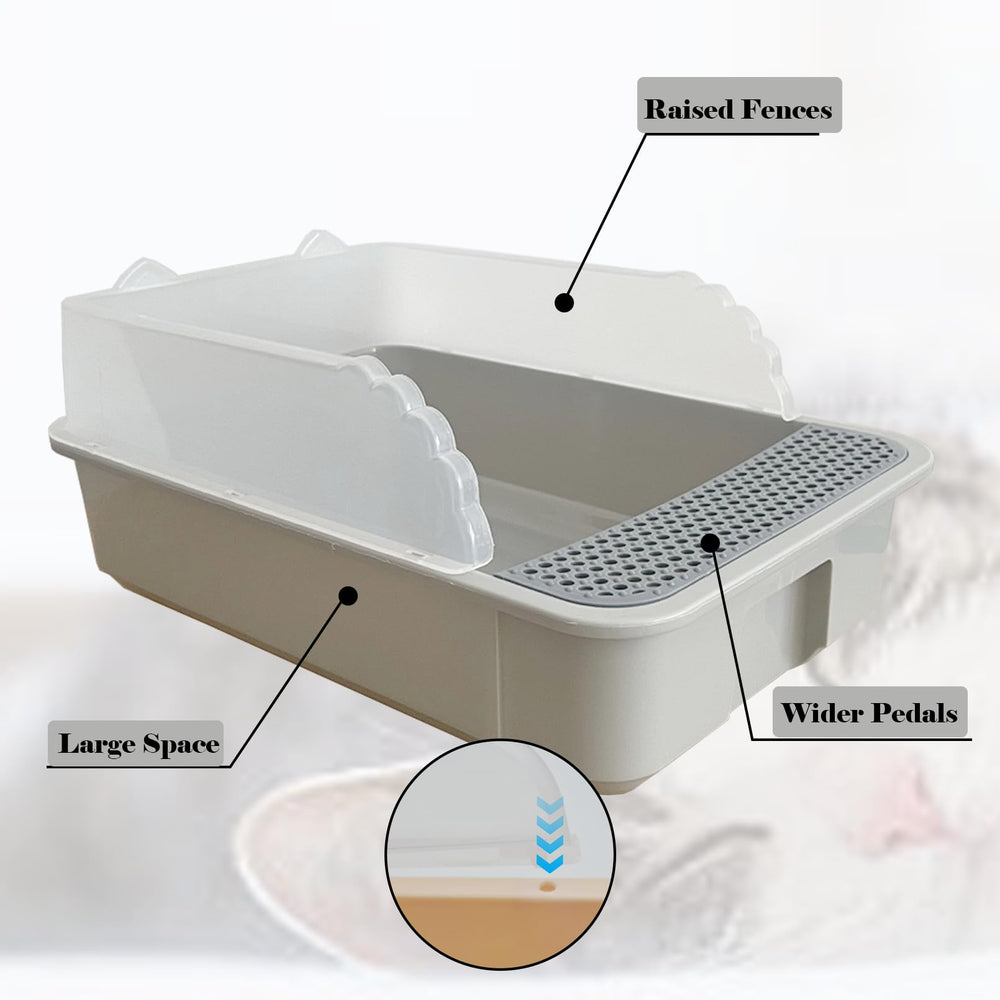 Kathson included litter scoop enhances quick, tidy cleanup after use