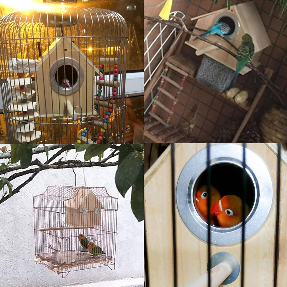 Kathson parakeet nest box installation guides for versatile cage setup