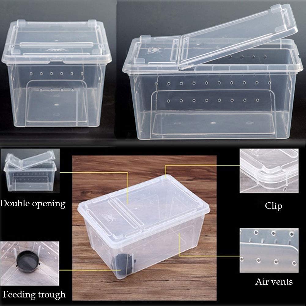 kathson reptile feeding box outdoor-use with small animals