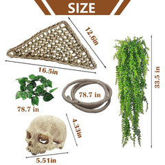 Kathson reptile vine plants provide lifelike hide, enrichment, and natural habitat feel.
