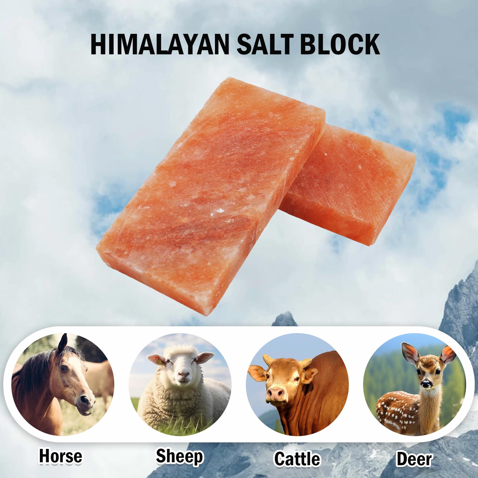 Kathson salt block pack of two offers flexible feeding options for farms.