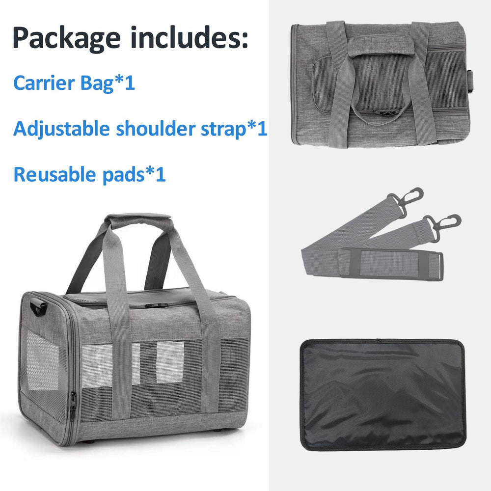 kathson small animal carrier bag airline-certified for versatile trips