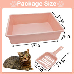 Kathson small pet litter box compact demonstrates portable use for travel and trips.