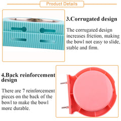 Kathson 14-ounce rust-resistant stainless steel bowl offers durable daily feeding.