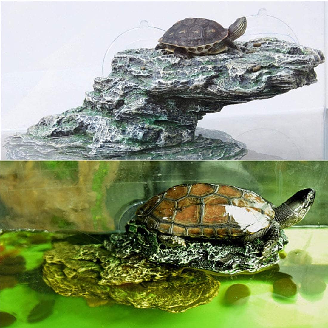 Kathson Turtle Basking Platform medium size 8.2 by 3.3 by 3.1 inches for tanks