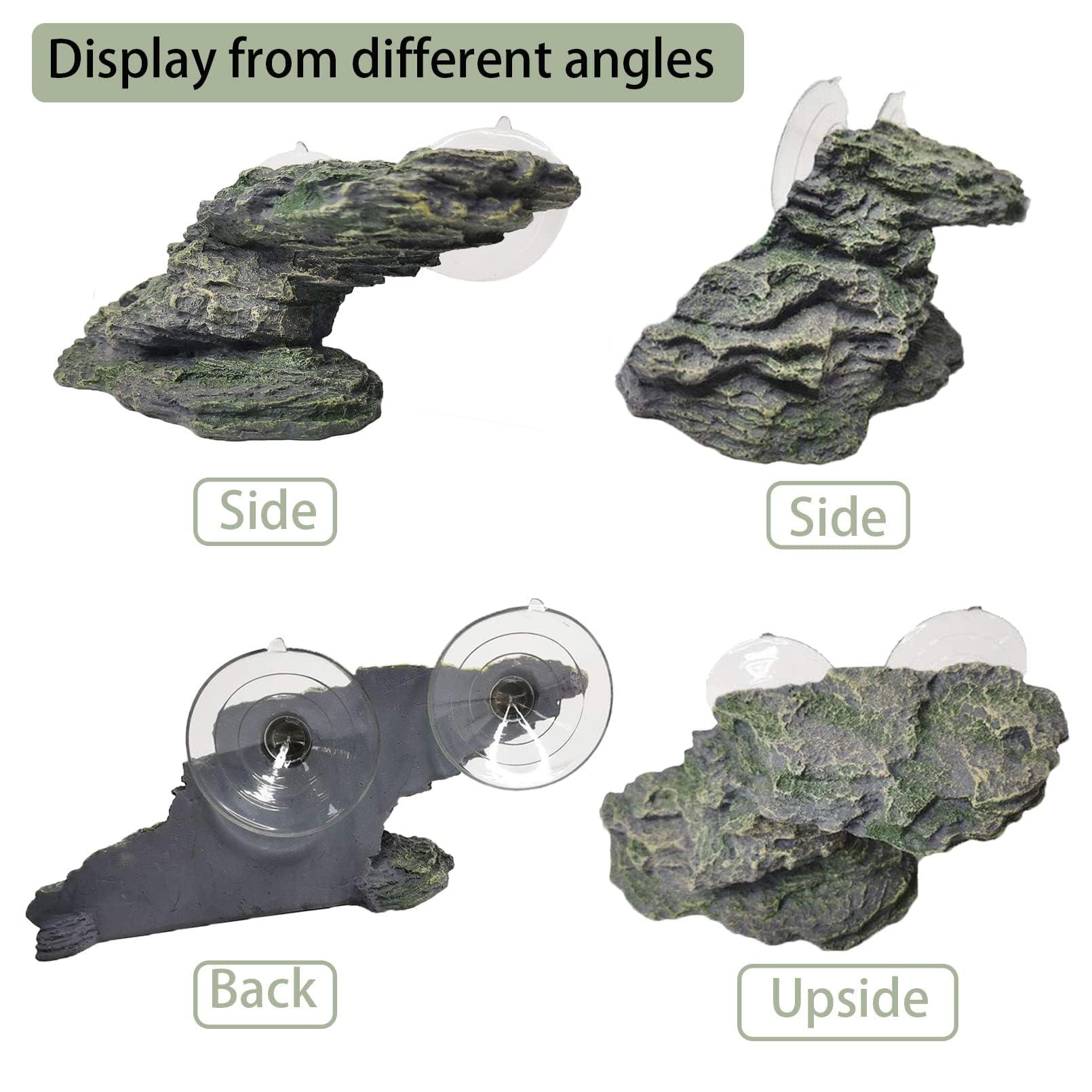 Kathson Turtle Basking Platform top view highlights flat sunning surface for basking