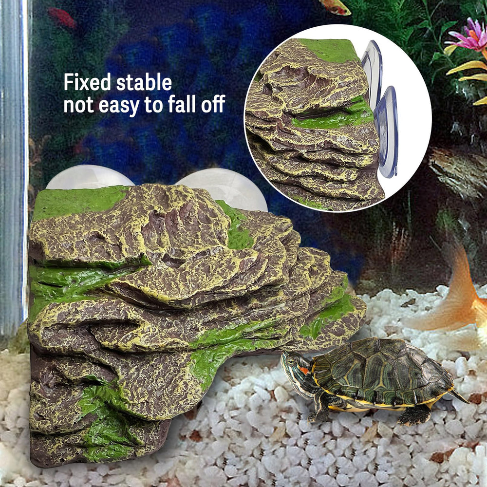 kathson turtle platform durable resin resists water and long-lasting