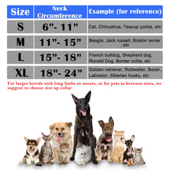 Katoggy inflatable dog cone collar inner view shows removable PVC sleeve for easy cleaning.