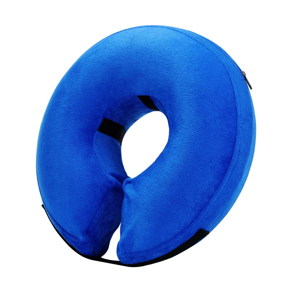 Katoggy inflatable dog cone collar outer view promotes post-surgery protection and comfort.