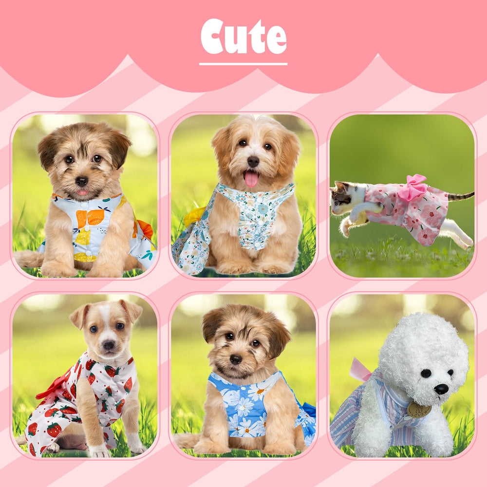 KATOLK dog dresses back bow details highlight festive charm