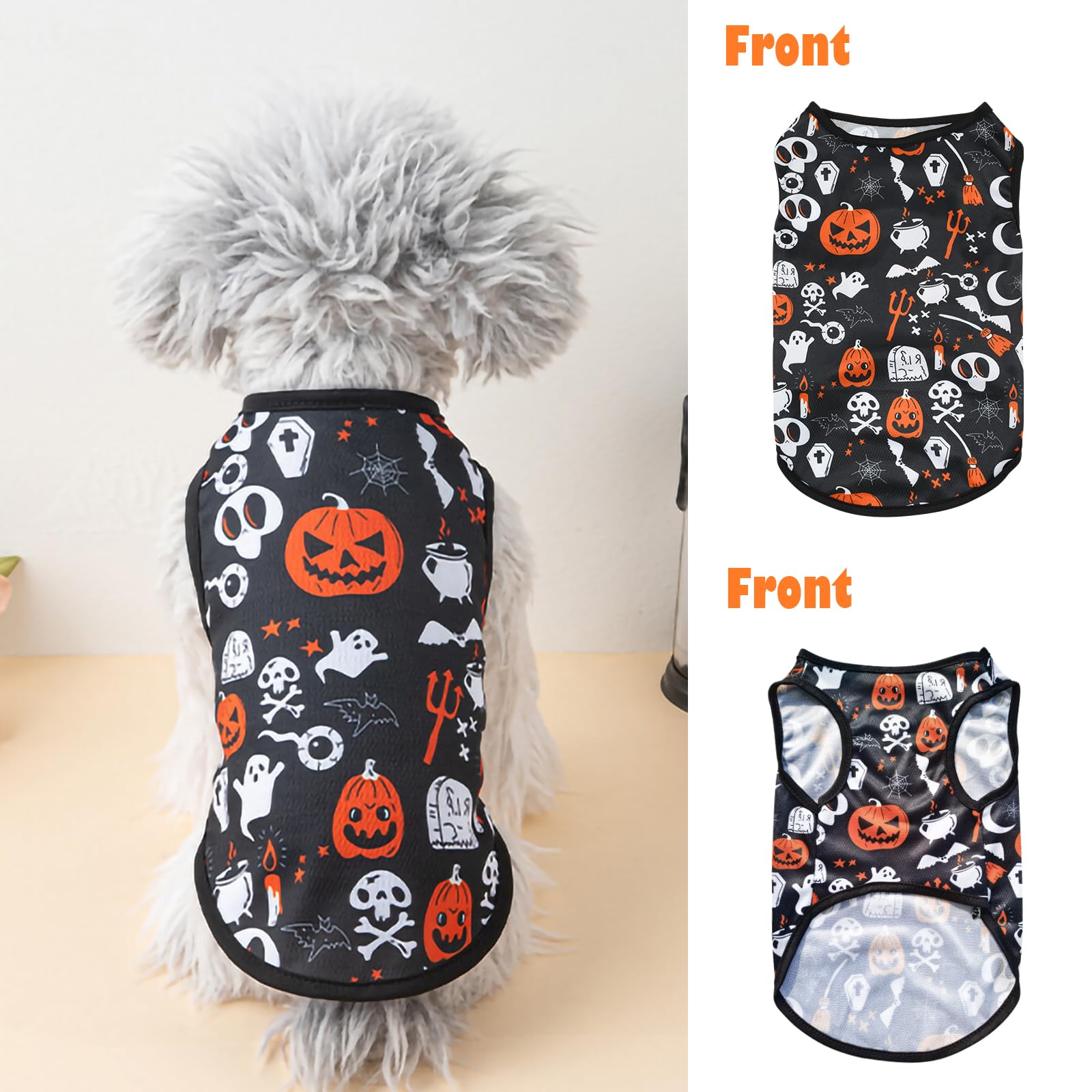 KATOLK Halloween dog clothes 6-pack ready-to-wear outfits for daily use