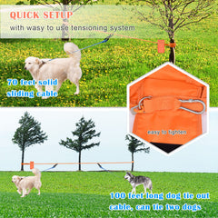 KATOLK Knot-a-Hitch dog hitching system close-up enables quick tension and neat storage.