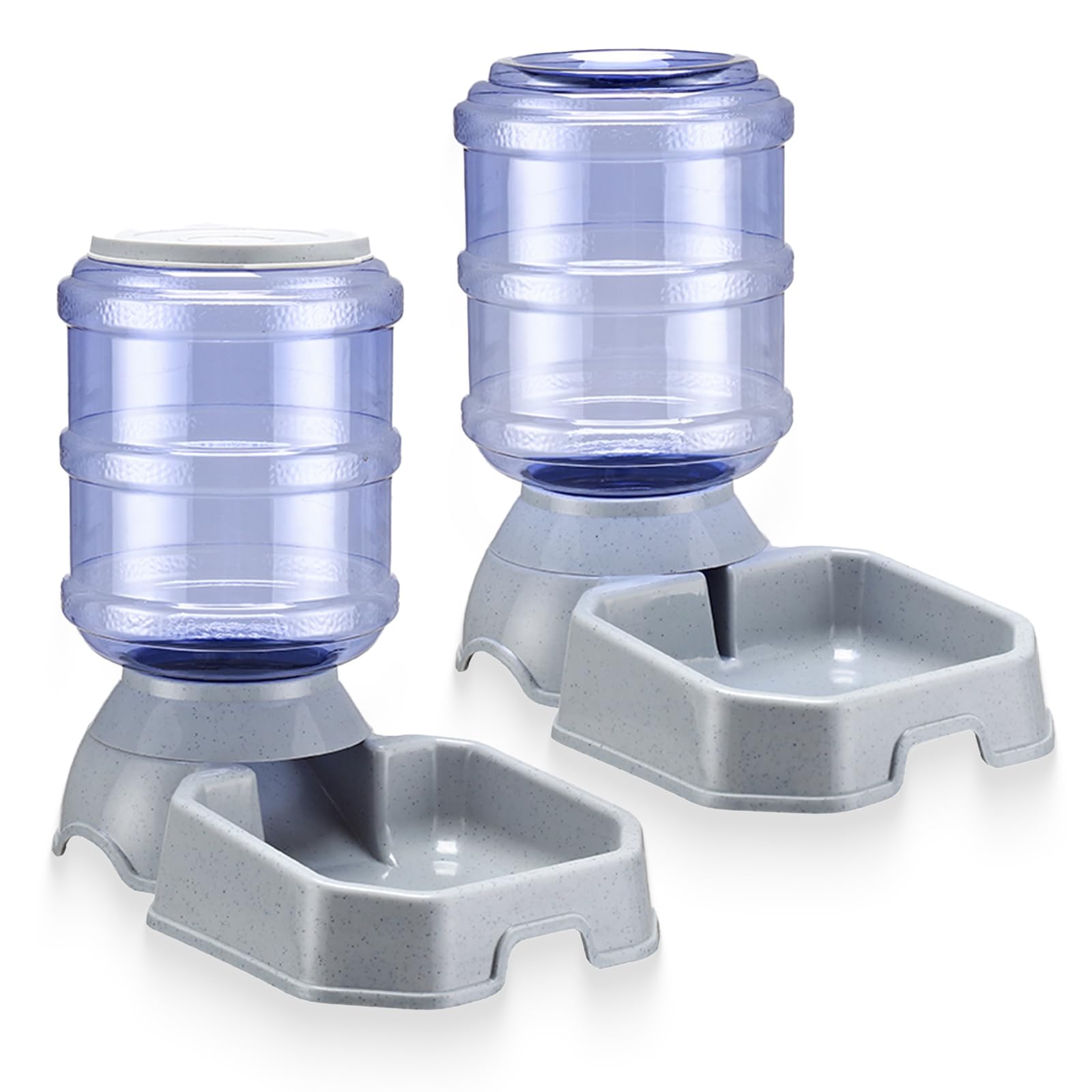 kattypet automatic pet feeder front view shows hands-free refills for busy pet owners