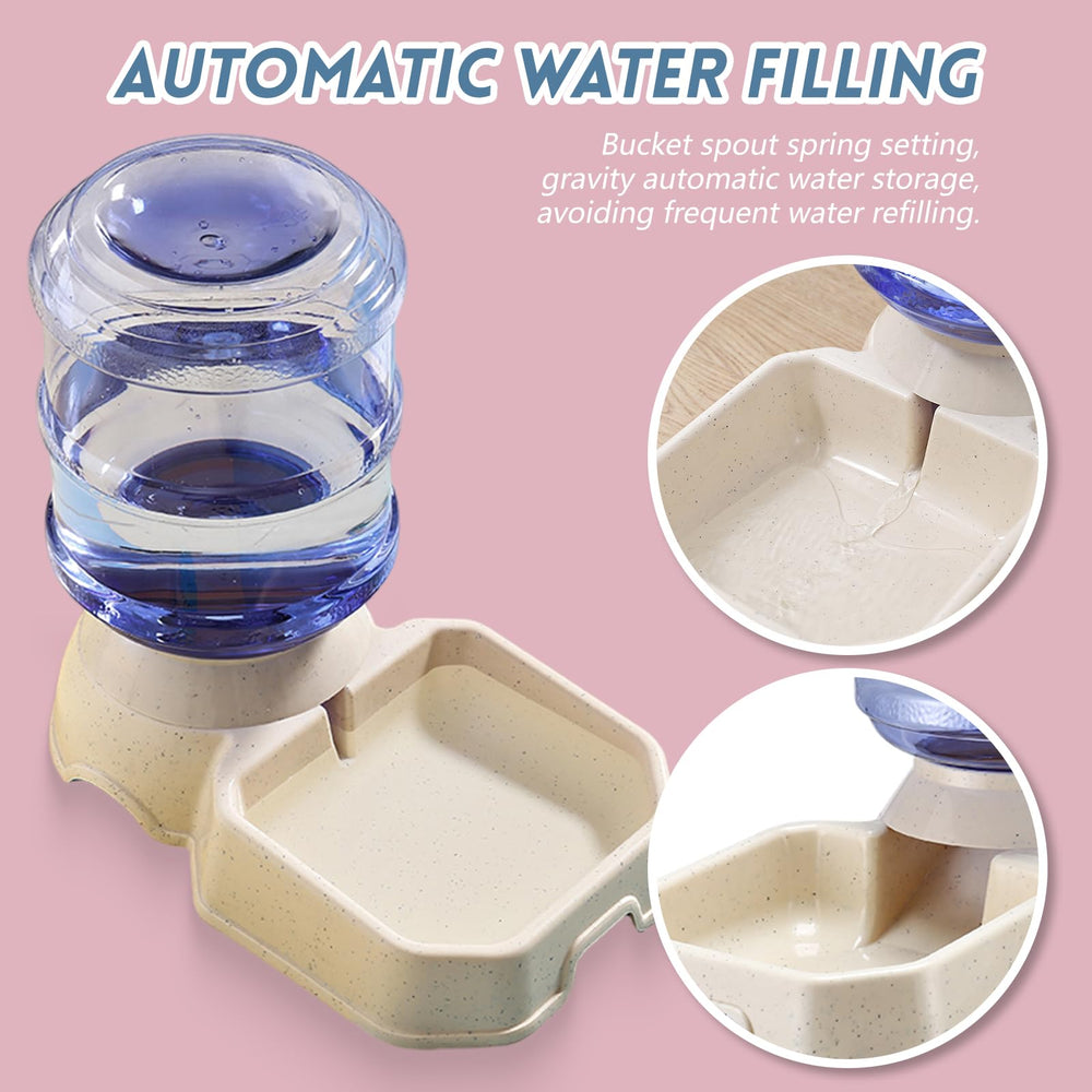 kattypet 1-gallon capacity bowls suitable for small to medium pets