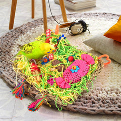 KATUMO Bamboo trap detail highlights safe materials and sturdy play.
