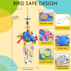 KATUMO colorful acrylic pacifiers add visual appeal and bite-friendly texture