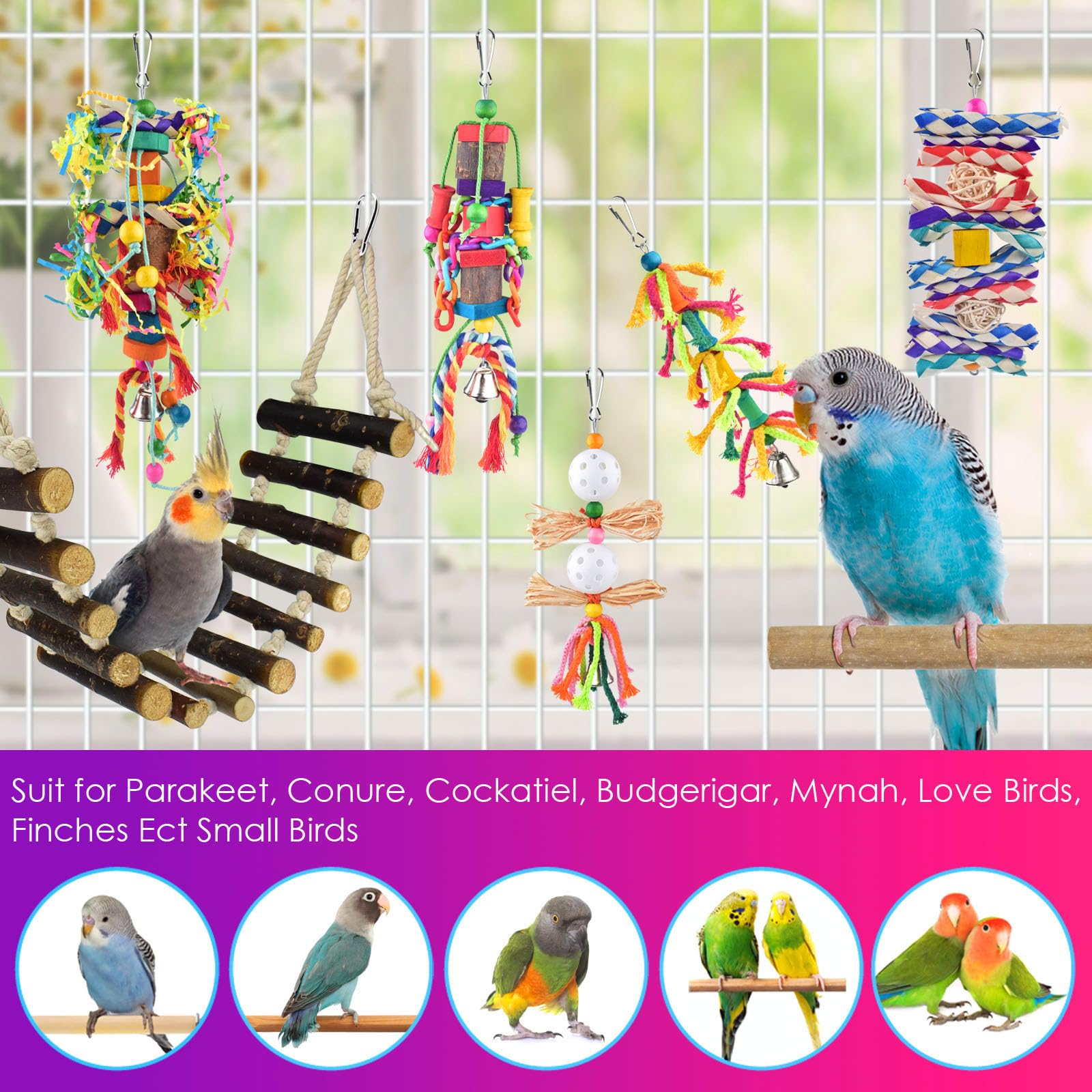 KATUMO colorful chewing toys attract attention and promote playful exploration.