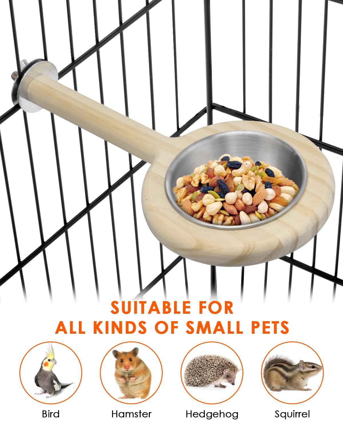 KATUMO removable feeding cup simplifies cleaning and daily refills.