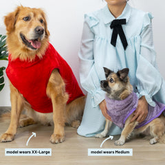 KAYCOWZA dog jacket side-leash-hole image enables easy outdoor walks.