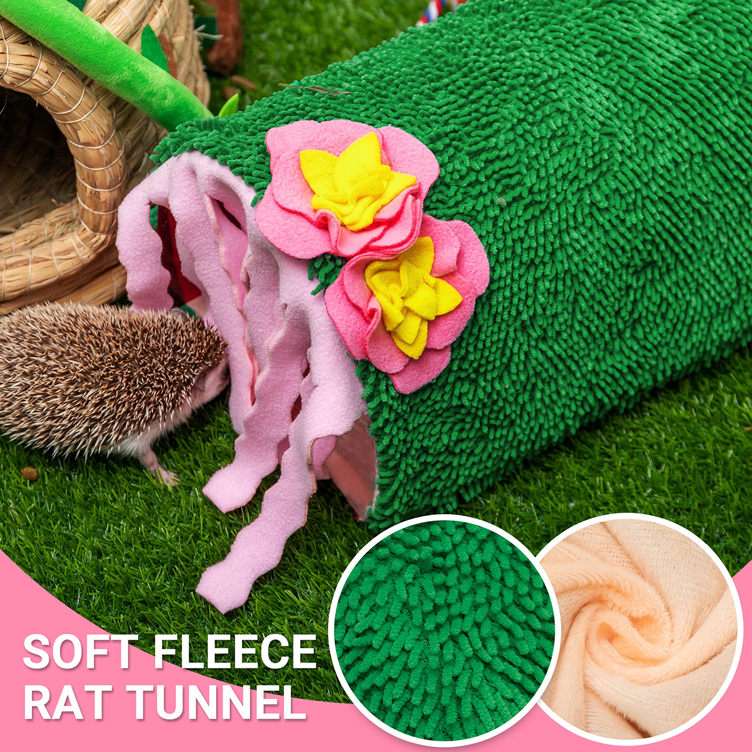 KAYCOWZA Guinea Pig Hideout transparent board aids sturdy setup and quick cleaning.