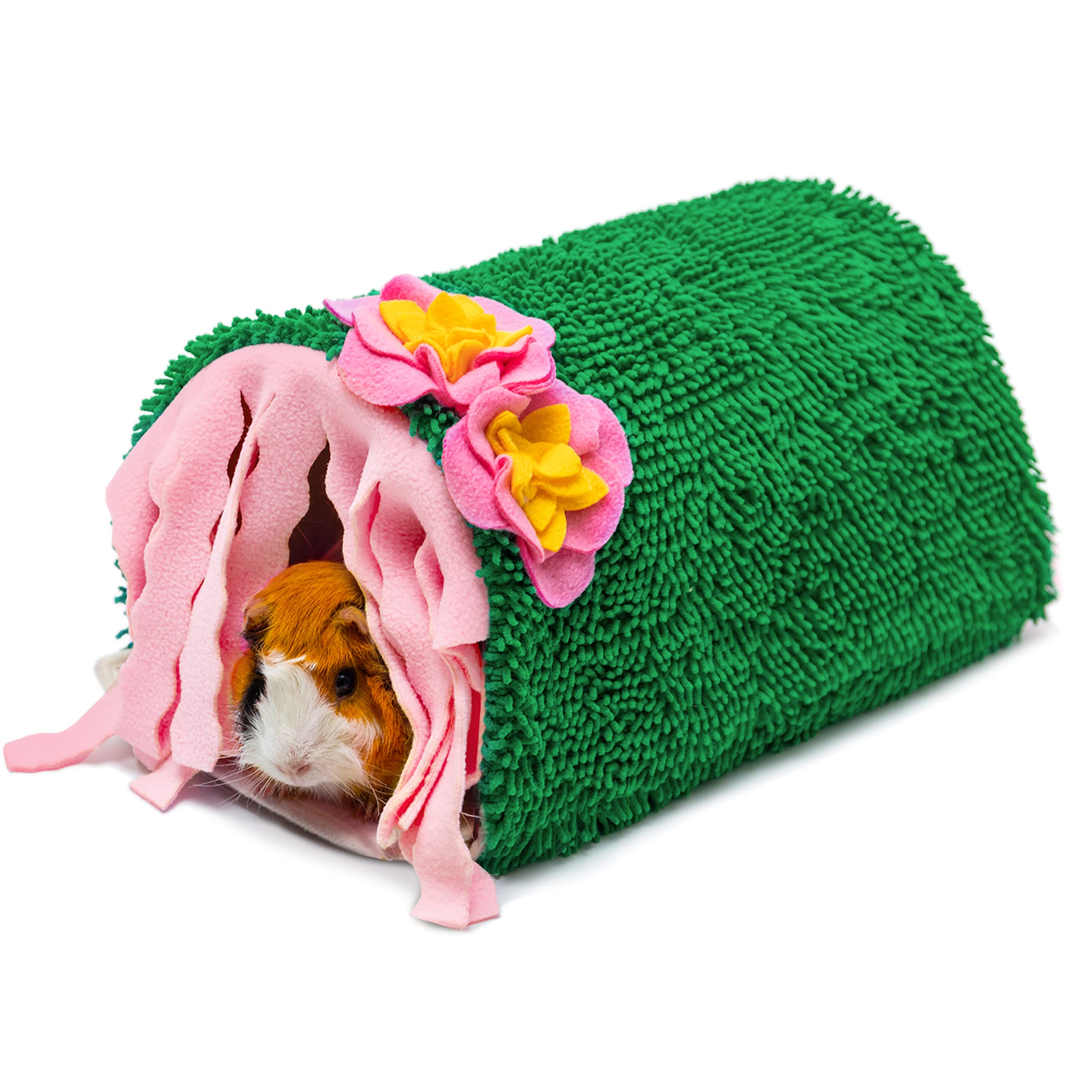 KAYCOWZA Guinea Pig Hideout tunnel cactus for cozy play and restful downtime.
