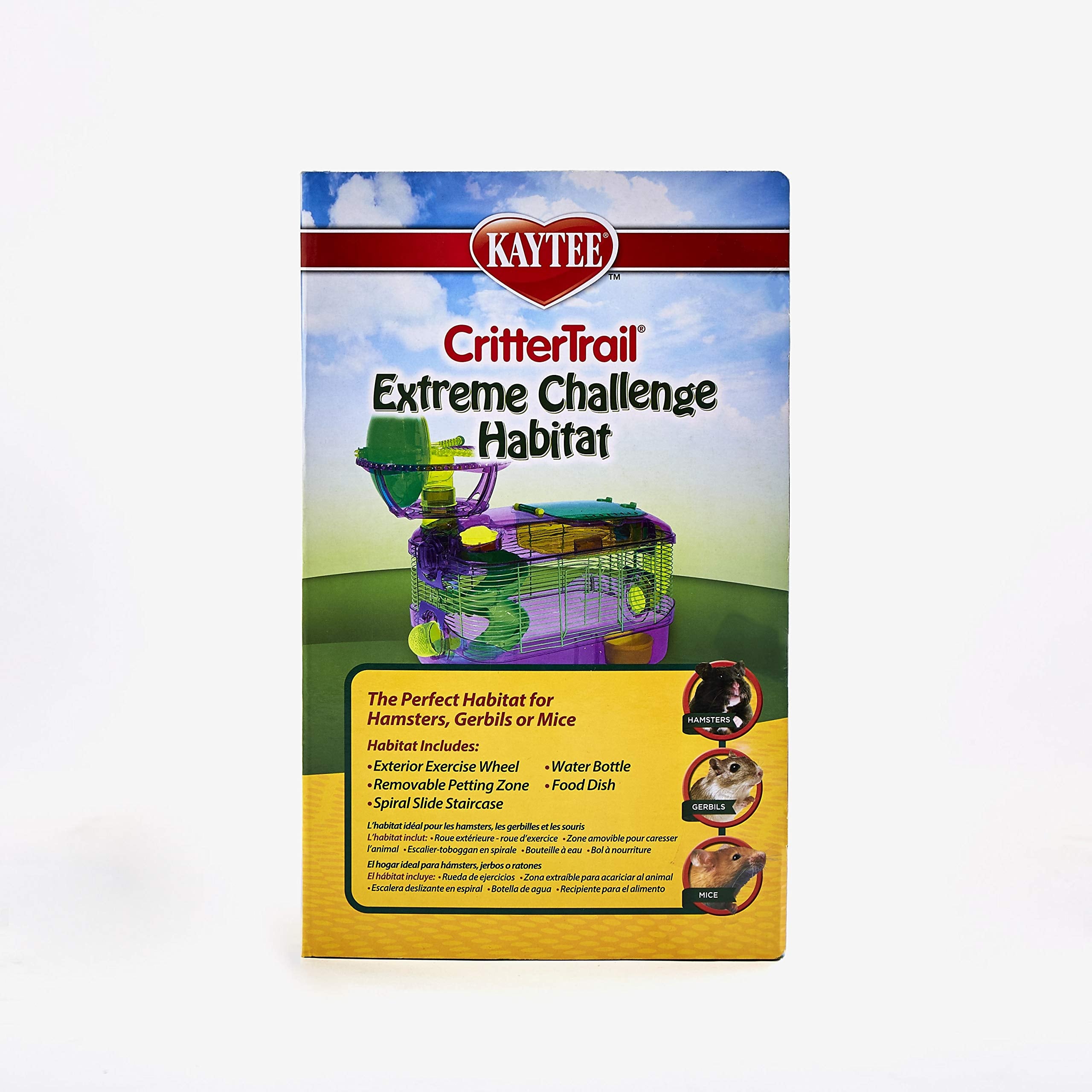 Kaytee CritterTrail Extreme Challenge Habitat front door provides easy access