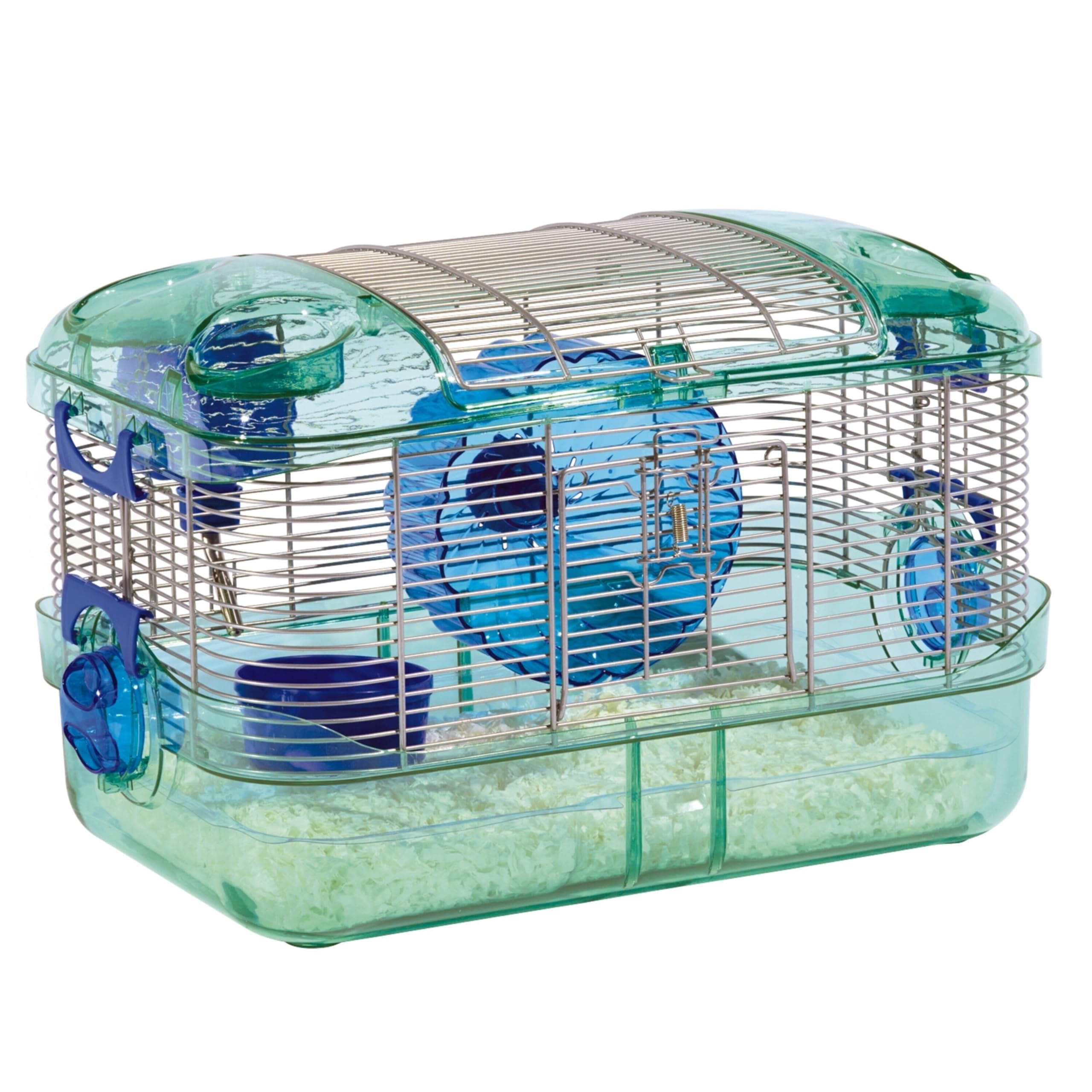 Kaytee CritterTrail Quick Clean Habitat wire frame shows sturdy construction for safe confinement.