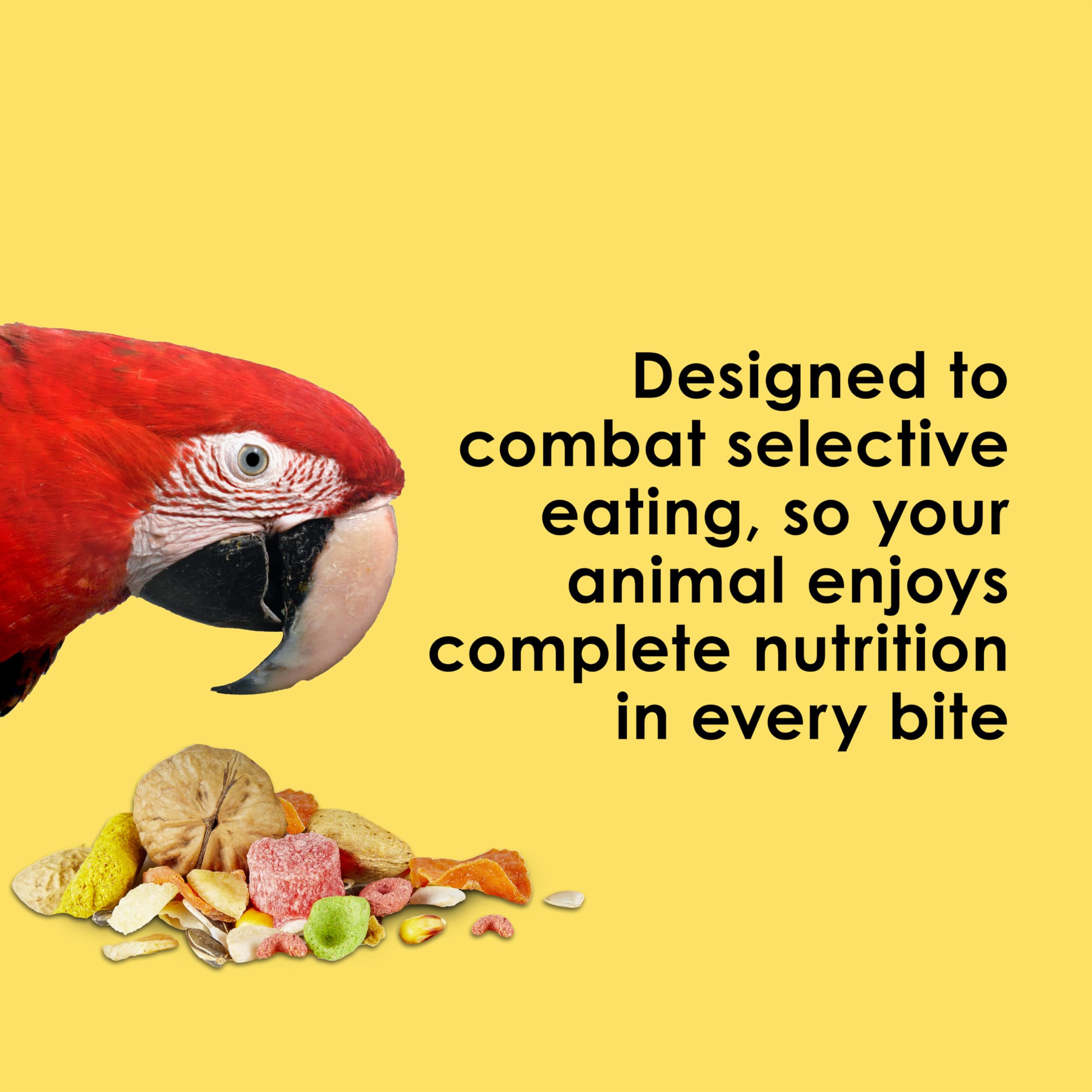 Kaytee Fiesta Big Bites antioxidants and omega-3s support overall vitality