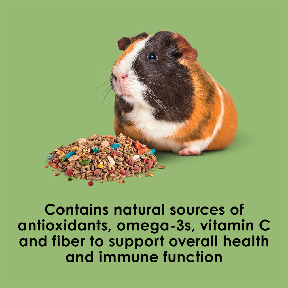 Kaytee Fiesta prebiotics and probiotics aid digestive comfort and gut balance.