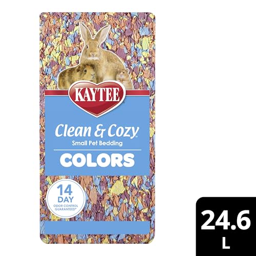 Happy small animals enjoy Kaytee bedding during daily play.