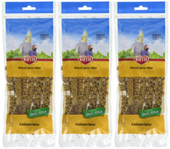 Kaytee Spray Millet 3-pack box front, convenient training treat