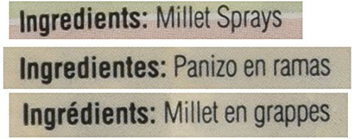 Kaytee Spray Millet packaging detail — three-pack option