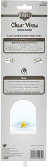 Kaytee water bottle 16oz with drip-resistant sipper tube reduces waste and keeps enclosures dry.