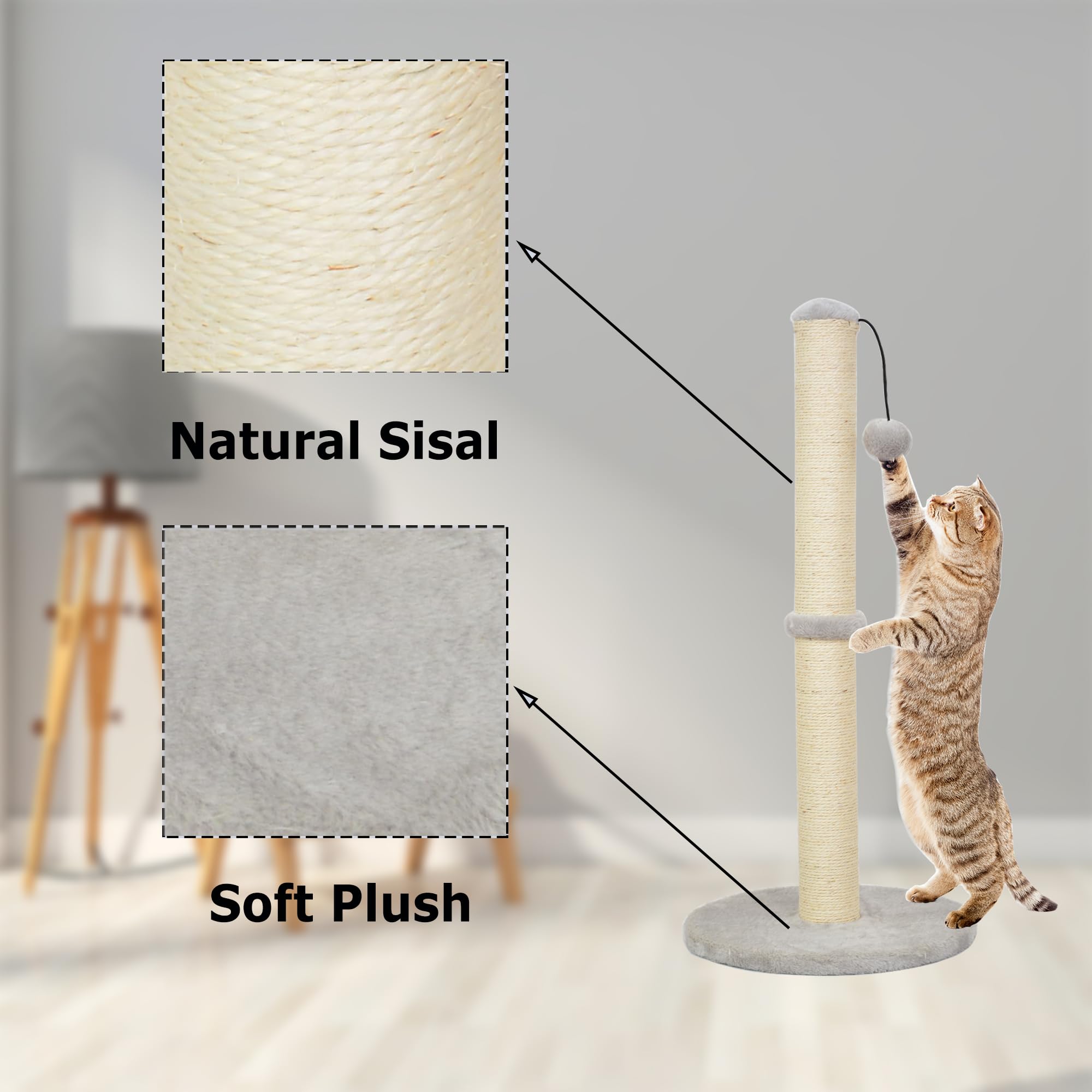 Kazura base with soft plush for a stable, cozy resting place.