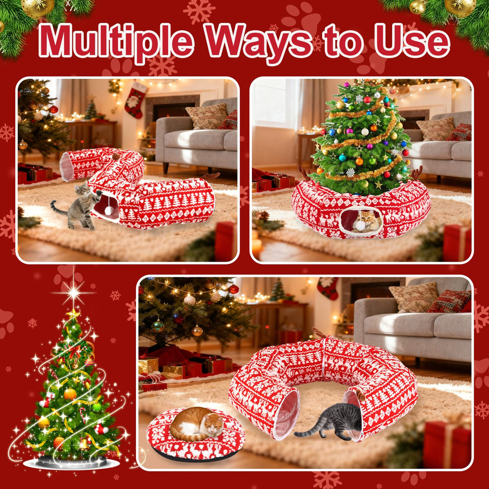 KBDHYY soft plush interior keeps cats warm and comfy during play sessions.