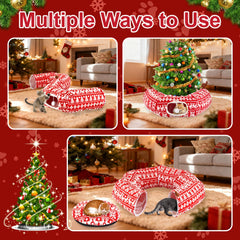 KBDHYY soft plush interior keeps cats warm and comfy during play sessions.