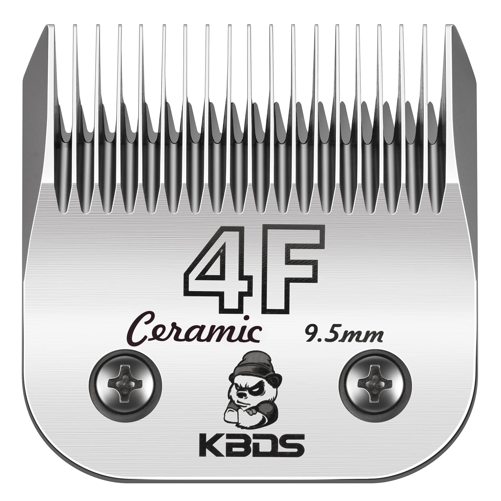KBDS detachable ceramic pet clipper blades assembly showcasing versatile grooming
