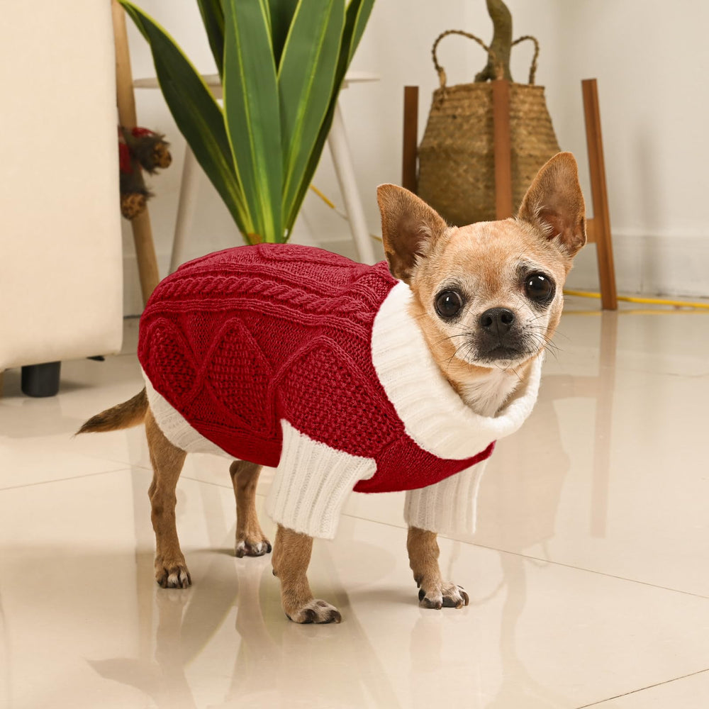 KCFESTIHUE dog sweater chest measure guide close-up teaches size accuracy