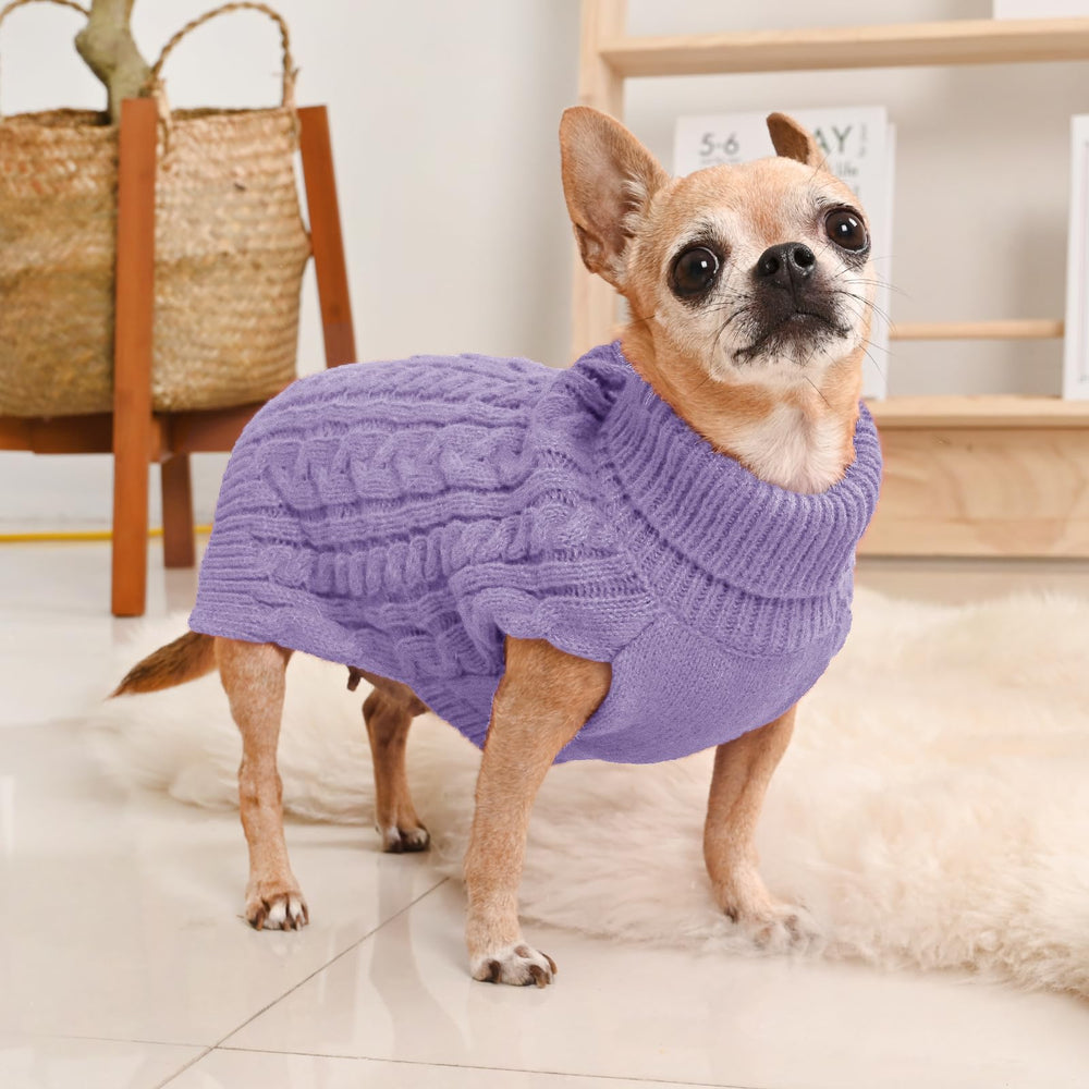 KCFESTIHUE daily-wear dog sweater is machine washable and durable