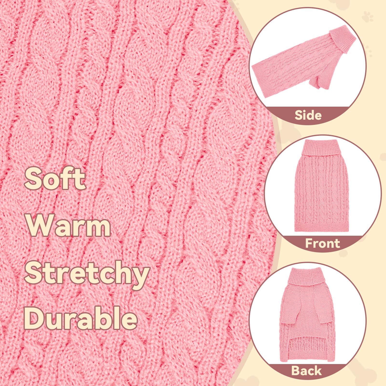 KCFESTIHUE full-coverage design provides neck-to-belly warmth.