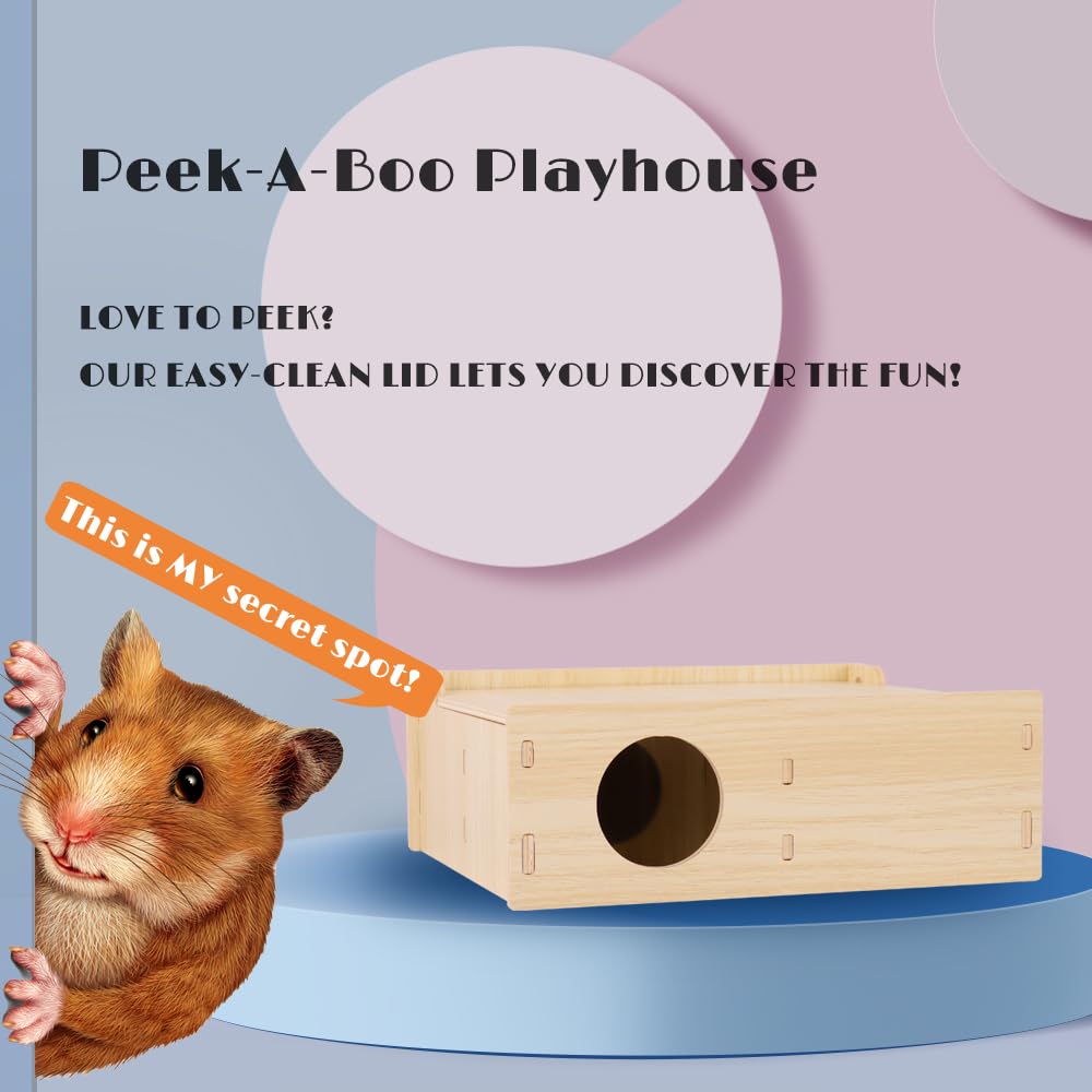 kcrygogo hamster ample activity space supports exercise