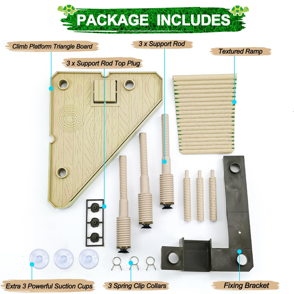Keedolla includes free spring clip collars for secure mounting.