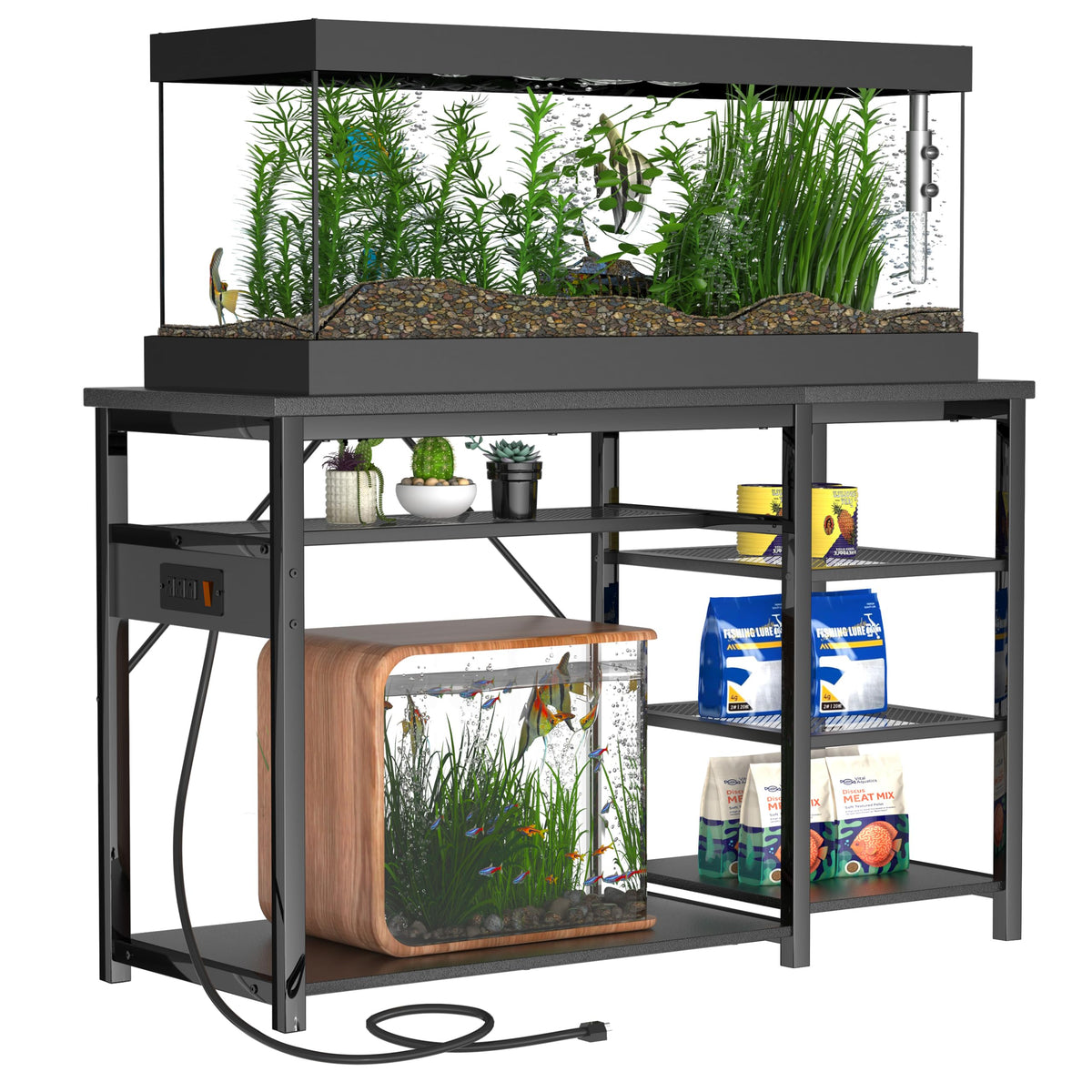 Keelian 20-40 gallon stand top view shows stable tabletop for aquariums.
