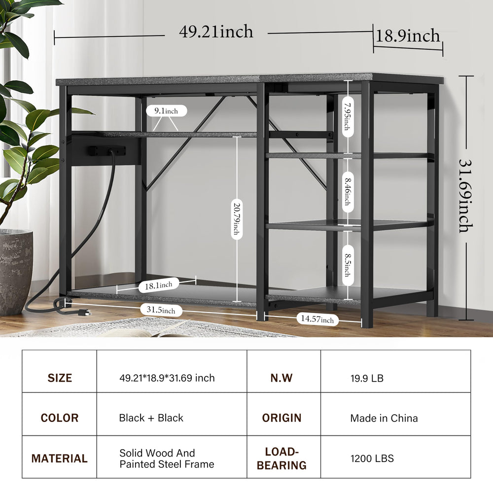 Keelian heavy-duty metal frame provides stable support for heavy tanks.