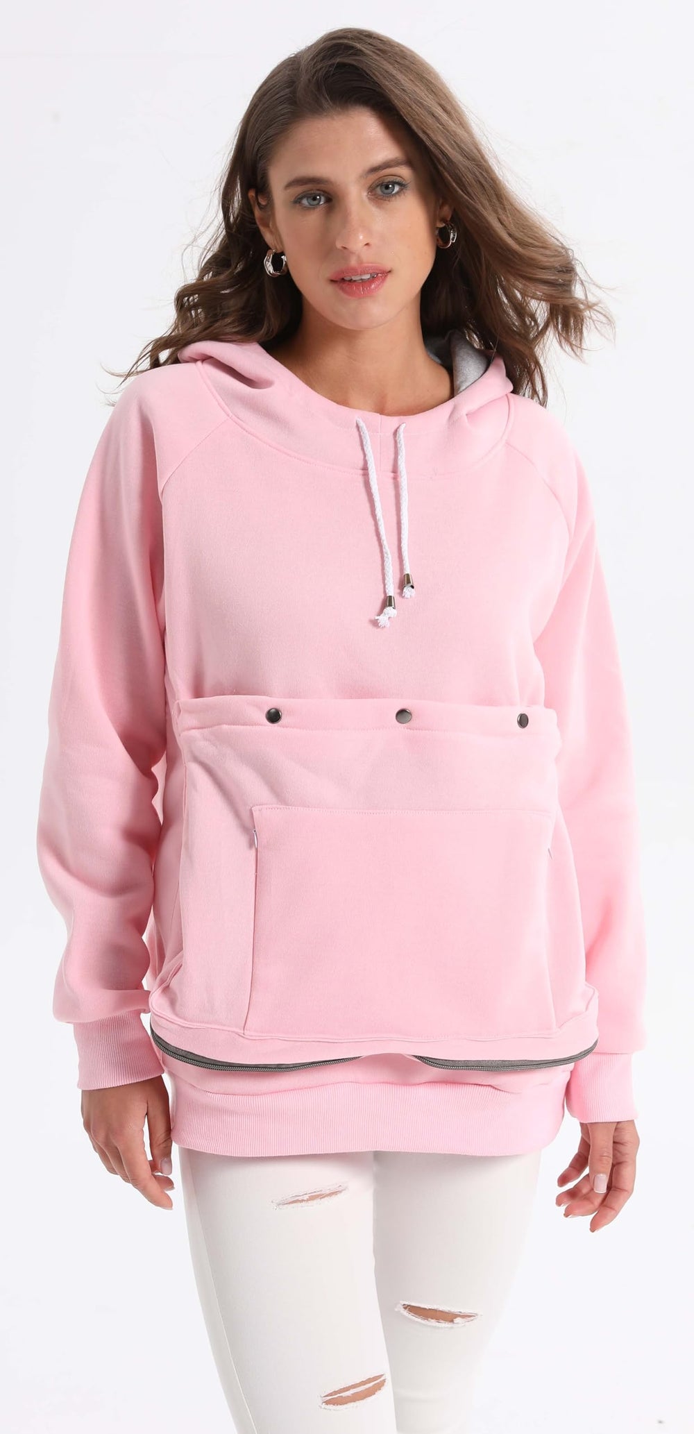 Kei Tomlison pet pouch hoodie pouch close-up showing washable liner