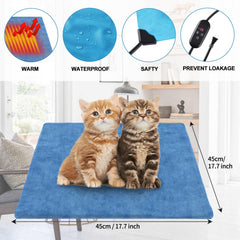 KEKELAN Pet Heating Pad velvet cover removed for easy washing
