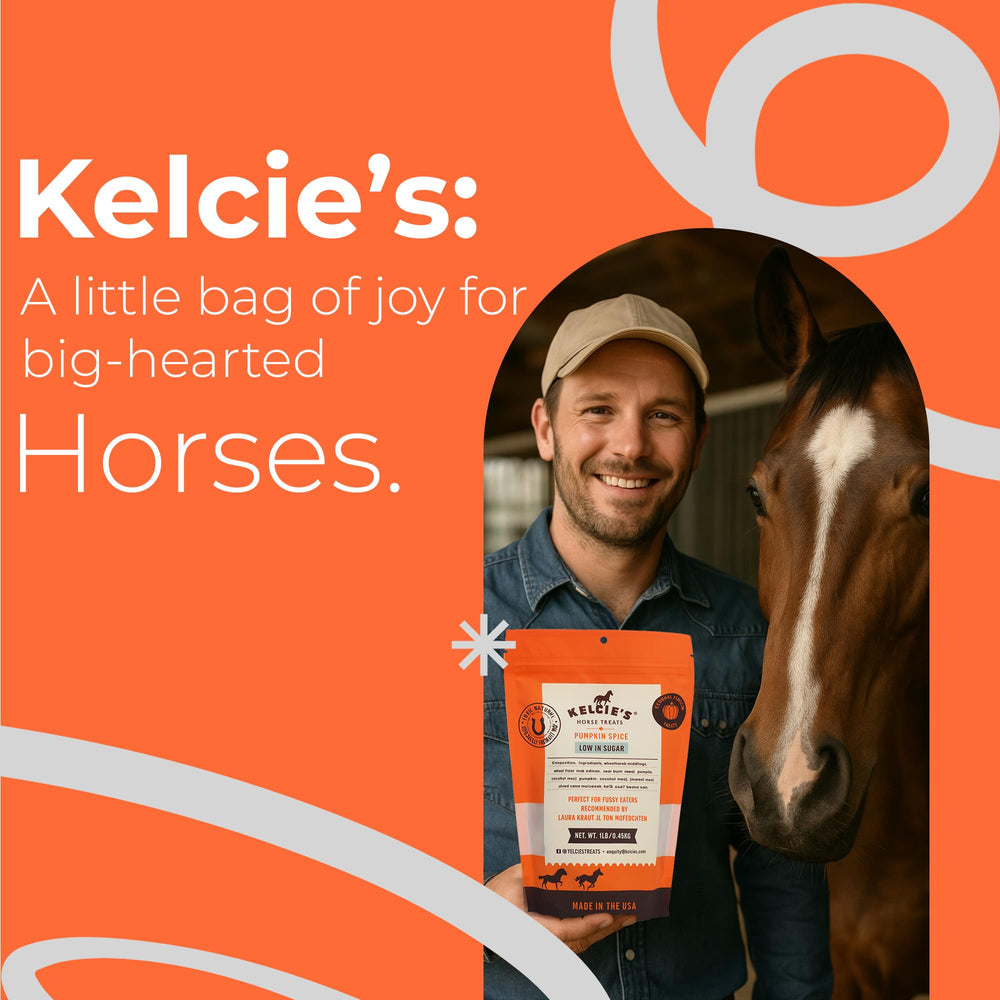 Kelcies Pumpkin Spice treats in training setup illustrate positive reinforcement rewards