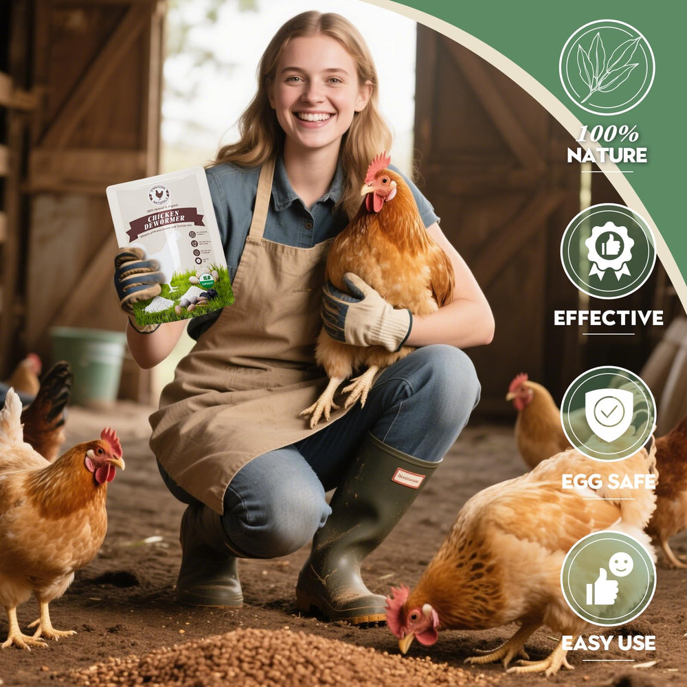 KELPFU chicken dewormer powder measuring scoop supports precise dosing and easy handling.