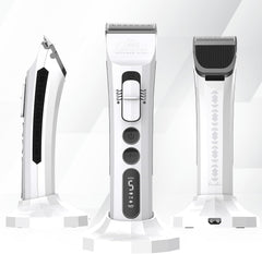 Kenchii Flash dog clippers LCD display highlights speed and battery life for precise grooming